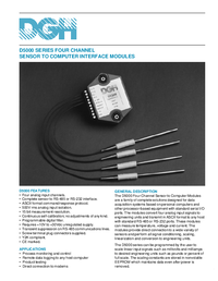 Thumbnail of document Data Sheet - D5200 Current Input Module